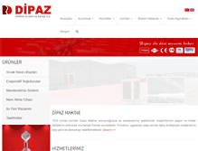 Tablet Screenshot of dipaz.com.tr